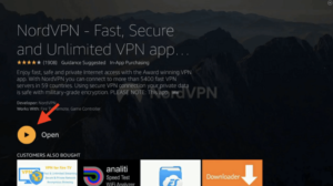 launch app nordvpn